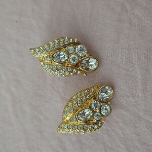 Vintage clip on earrings